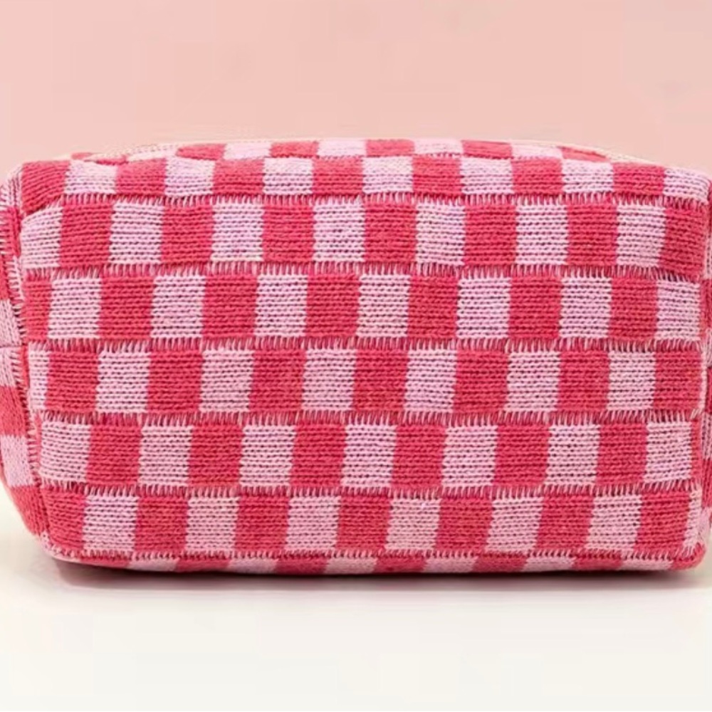 Makeup Bag Cosmetic Bag Pink and light Pink look at pictures for measurements
